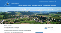 Desktop Screenshot of hasle.ch